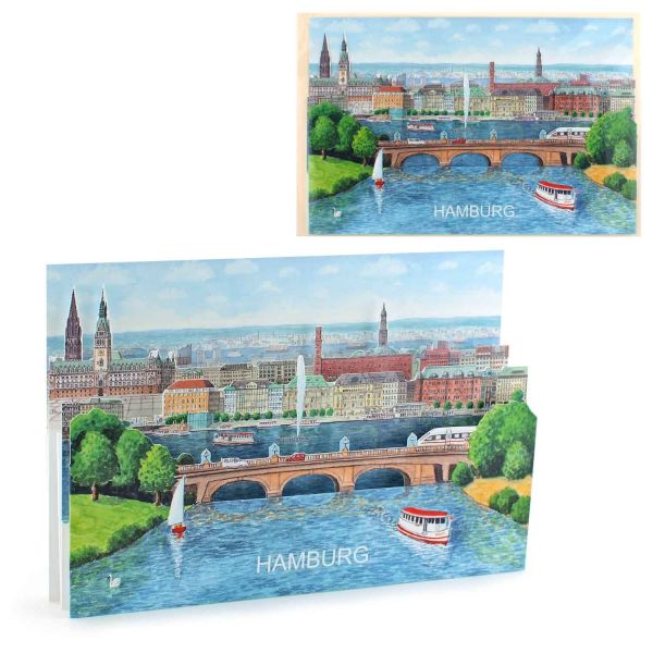 3D-Citycards Hamburg