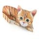 3D-Grusskarte Kleine katze