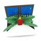 Pop up card with Christmastime