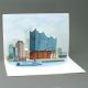 Pop up card of the Elbphilarmonie in Hamburg