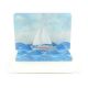 Pop up card Stormy sea