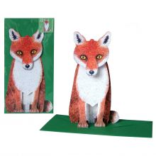 3D-Grusskarte Fuchs