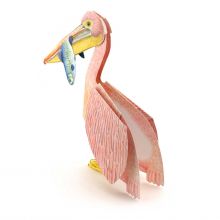 3D-Grusskarte Pelikan