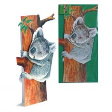 3D-Grusskarte Koalabär