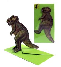 3D-Grusskarte Dinosaurier