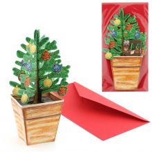 3D-Grusskarte Weihnachtsbaum