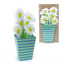 3D Greeting Card Daisies