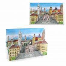 3D-Städtekarte München