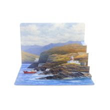 Pop-up-Karte Irische Küste