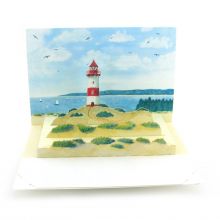 Pop-up-Karte Leuchtturm