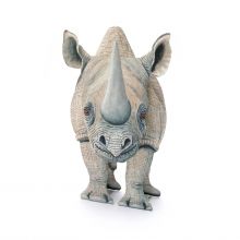 Threedimensional Rhino as a greeting card