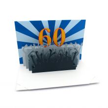 Pop-up-Karte 60. Geburtstag