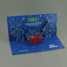 Pop-up-Karte als Weihnachtskarte