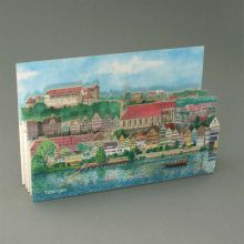 Threedimensional Citycard of Tübingen