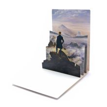 Pop-up-Karte Der Wanderer über dem Felsenmeer - Caspar David Friedrich