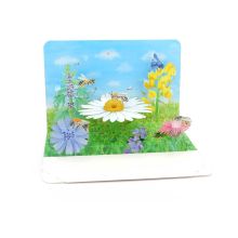 Pop-up-Karte Wildbienen